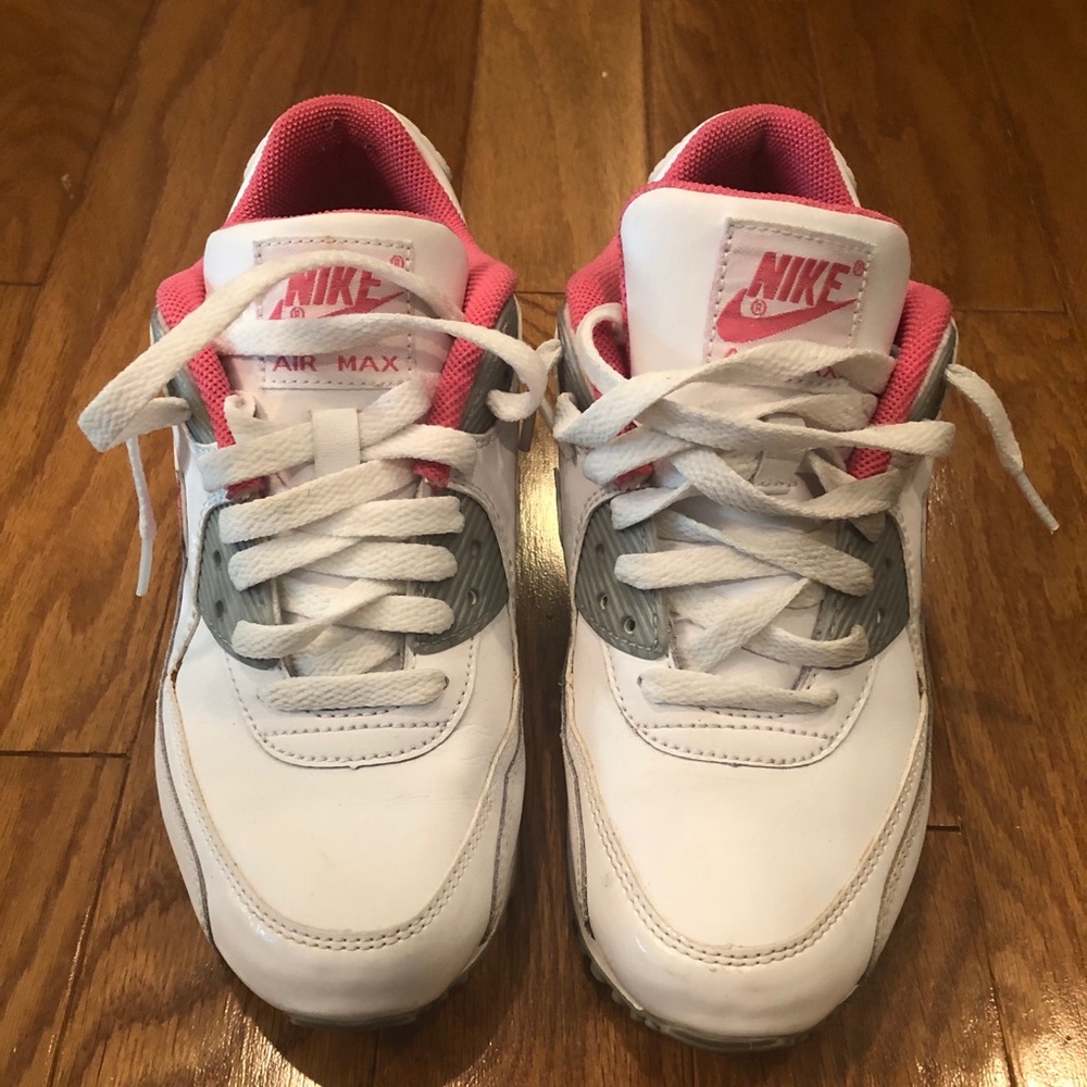 Pink, white, and gray Nike Air Max!